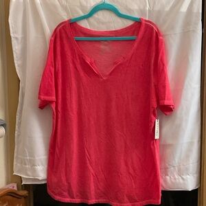Terra & Sky Vivid Red Short Sleeve Tee